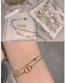 Dior Double Chain Staring Bracelet