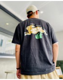 Human Made Back Jogging Rabbits Tee