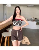 CHUU Summer High Stitch Short