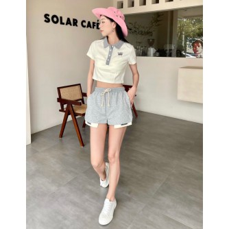 CHUU Summer High Stitch Short