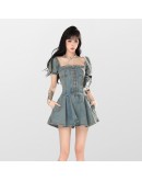 BarBChill American Waist Denim Dress