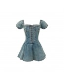 BarBChill American Waist Denim Dress