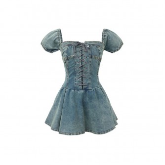 BarBChill American Waist Denim Dress