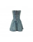 BarBChill American Waist Denim Dress