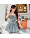 BarBChill American Waist Denim Dress