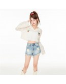 Cloud Season Retro Tassel Short Ladies