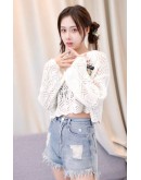 Cloud Season Retro Tassel Short Ladies