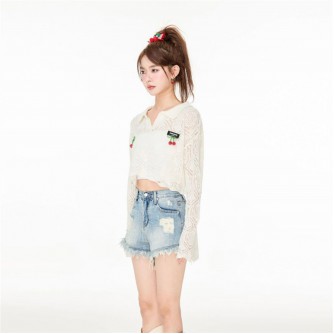 Cloud Season Retro Tassel Short Ladies