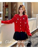 Cloud Season Knitting Cherry Jacket