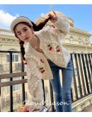 Cloud Season Knitting Cherry Jacket