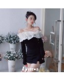 Lyrccoa black gold chanel style top