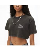 Alexander Wang Washed Top black grey