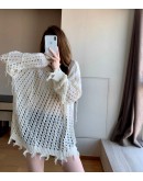 MoerShop Summer Knitting LongSleeve Top