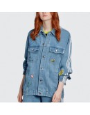 Adidas Original x Fiorucci Stripe Denim Jacket