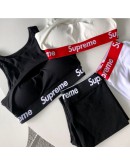 Supreme Hanes Bra Set 2023 Top & BTM