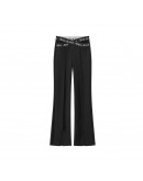 CHUU Slit HighWaist Boot Cut Pant SS23