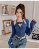 GlassesBlue SS23 Knitting Top