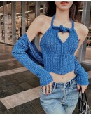 GlassesBlue SS23 Knitting Top