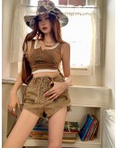 EarthShop Khaki Denim Short ladies