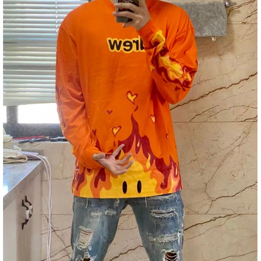 Drew House FW22 'Fire is Tee' Long Sleeve