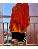 Drew House FW22 'Fire is Tee' Long Sleeve