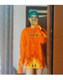 Drew House FW22 'Fire is Tee' Long Sleeve