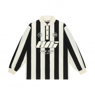 Harsh & Cruel AW23 Stripe Polo LongSleeve