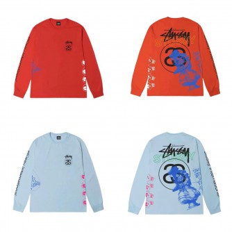 Stussy SS23 Test Strike Pigment Dyed Tee 8th LongSleeve