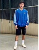 Adidas Originals SS23 70s Adicolor Crewneck blue