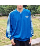 Adidas Originals SS23 70s Adicolor Crewneck blue