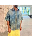 Louis Vuitton Monogram Denim Shirt & Short 2023