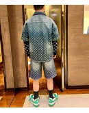 Louis Vuitton Monogram Denim Shirt & Short 2023