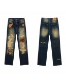 SSUR Plus x IConslab Damage Washed Denim Pant