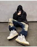 SSUR Plus x IConslab Damage Washed Denim Pant