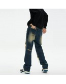 SSUR Plus x IConslab Damage Washed Denim Pant