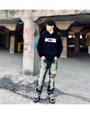 SSUR Plus x IConslab Damage Washed Denim Pant