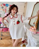 Kroche Korea Strawberry Polo Tee Ladies