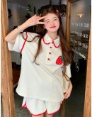 Kroche Korea Strawberry Polo Tee Ladies