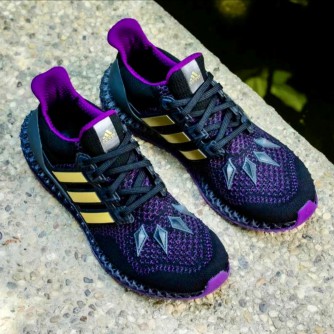 Adidas Ultra Boost 4D Marvel ‘ Black Panther ‘ Wakanda Forever