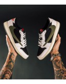 Nike Travis Scott Jordan 1 ‘ Olive ’ 2023