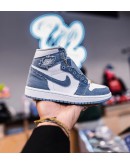 Nike AirJordan 1 ‘ Denim ’ gold chain