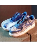 Nike x Clot AF1 Silk blue & 欧阳娜娜 2 layers colou