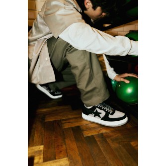 Bape STA black & green & beige & purple