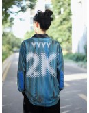 Nike x OffWhite Football Wood Grian LongSleeve blue