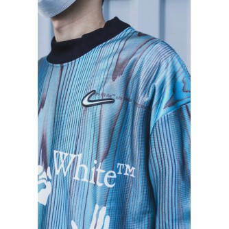 Nike x OffWhite Football Wood Grian LongSleeve blue