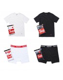 Supreme Hanes Bandana Tee & Boxer One Pack 2 Pieces