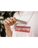 Supreme Swarovski Box Logo