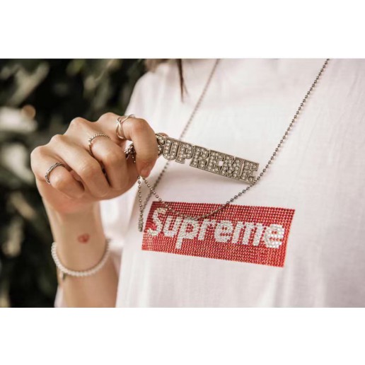 Supreme Swarovski Box Logo