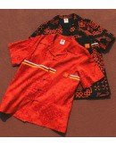 McDonald‘s x Clot Silk Stuff Uniform Shirt red&black