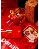 McDonald‘s x Clot Silk Stuff Uniform Shirt red&black